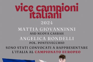 Mattia Giovannini e Angelica Rondelli Convocati ai Campionati Europei di Pattinaggio Artistico a Fafe